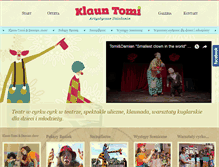 Tablet Screenshot of klaun-tomi.pl